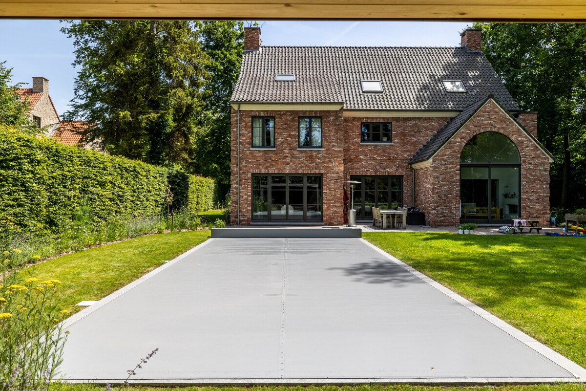 Veilige Coverseal afdekking bij zonsondergang